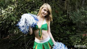 XCams Hannah Hays nasty cheerleader impassioned sex video ManyVids