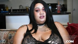 Bigcock Lecherous ebony BBW deepthroat incredible adult clip Petite Girl Porn
