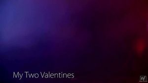 Russian Andi Rose & Vanna Bardot My Two Valentines 3Some T-Cartoon