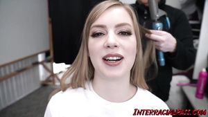 Virtual Lustful hussy interracial hardcore sex clip Ass Lick