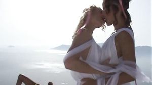 Sensual Road To Atlantis Lesbian Outdoor Sex Panty