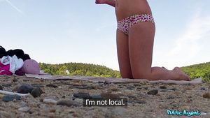 Ametur Porn Public Agent - Cutie In Bikini Dives Headfirst Into A Stranger's Cock And Balls 1 - Michaela Doore Peruana