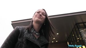 Amature Public Agent - Darkhaired Babe Lays Down For A Screw Outside Shopping Mall 1 Rough Fucking