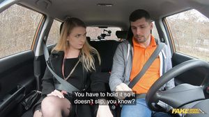 Samantha Saint Fake Driving School - My Body Will Pay For My Lessons 1 - Lucy Heart Cum Inside