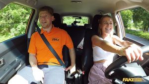 TheFappening Fake Driving School - Alexis Crystal Desires Drivers Dick 1 - Michael Fly Bhabi