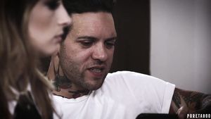 Naija A tattooed guy brutally fucking a hot college girl from behind DancingBear