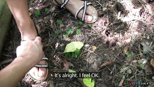 Boob Kinky POINT-OF-VIEW Outdoor Lesbian Threesome Orgy Breeding