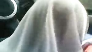 PunchPin Malay girl Hijab Scarf Sucking Cock inside a car Amazon