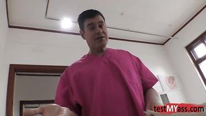 Humiliation Latin nurse tittyfuck with man milk on ass MyEroVideos