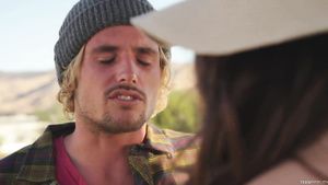 Kink Horny cowgirl Jojo Kiss seduced outdoors at romantic rauch Small Tits