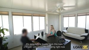 UpdateTube LOAN4K. Blue-eyed chick needs money so is ready for... HD