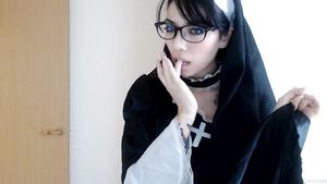 Outside Flirtatious Asian Nun Masteurbates on Webcam HardDrive