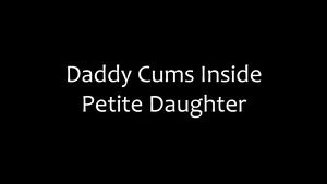 Uncut Harper More _ Daddy cums inside petite daughter Point Of View