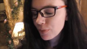 Pure18 Fluffy-bosomed nerdy babe in eyeglasses on webcam Alanah Rae