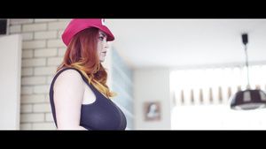 WitchCartoons Busty British redhead Lucy Vixen ready to play with her massive knockers Para