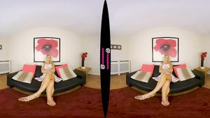 Hardcore Porno Young busty blonde Chloe With her Toy on VR video Novia