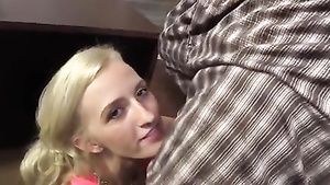 4some Awesome blonde tastily blowjobs big black dick and...